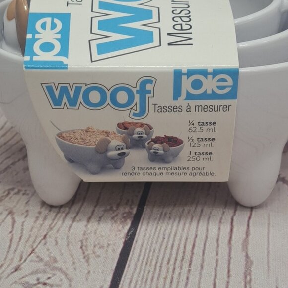 Dog Measuring Cups Stackable 3pc By JOIE NEW - Picture 3 of 5